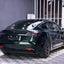 Color Shift Glitter Black Green Car Wrap Vinyl Tesla