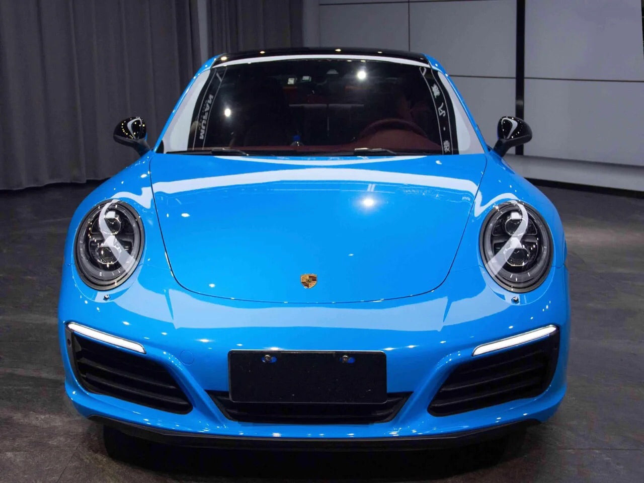 Super Gloss Baby Blue Car Wrap