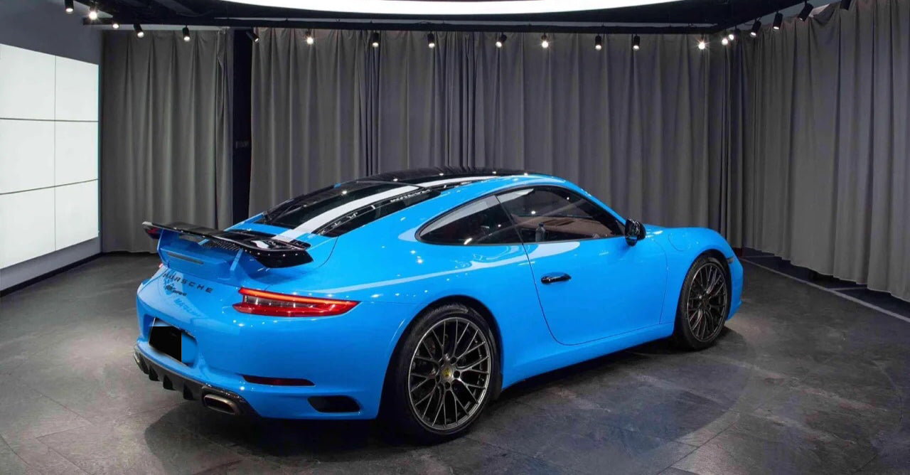 Super Gloss Baby Blue Car Wrap