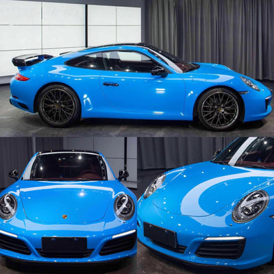 Super Gloss Baby Blue Car Wrap