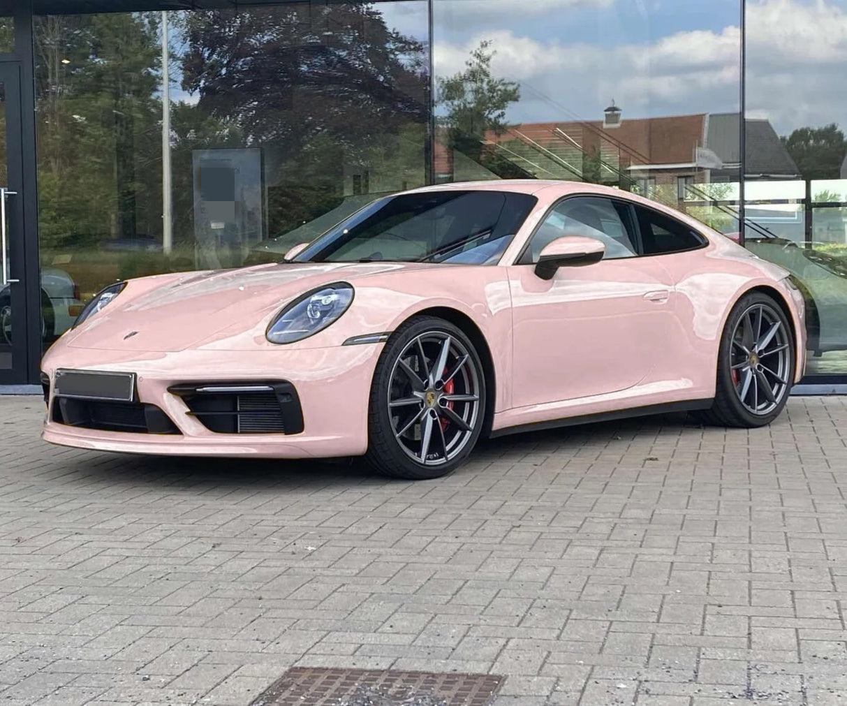 Super Gloss Pearl Pink Car Wrap