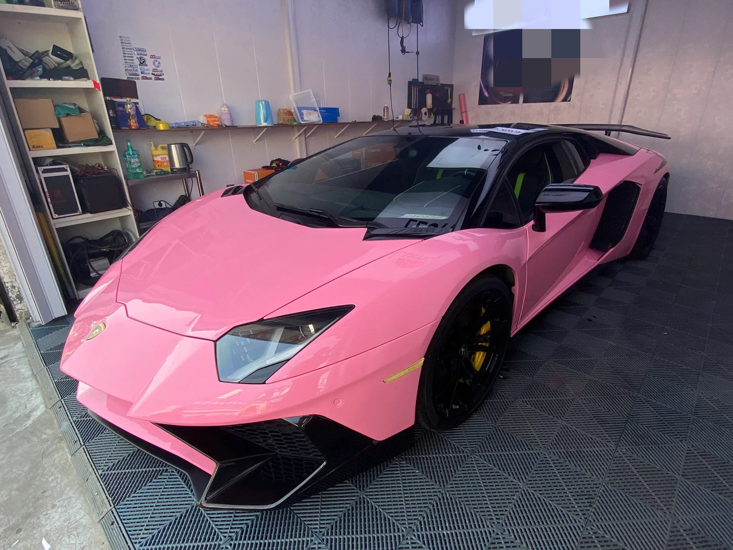 Super Gloss Light Pink Car Wrap