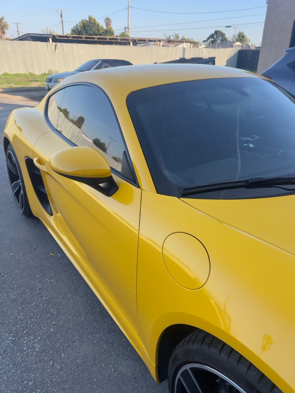 Super Gloss Sunflower Yellow Car Wrap