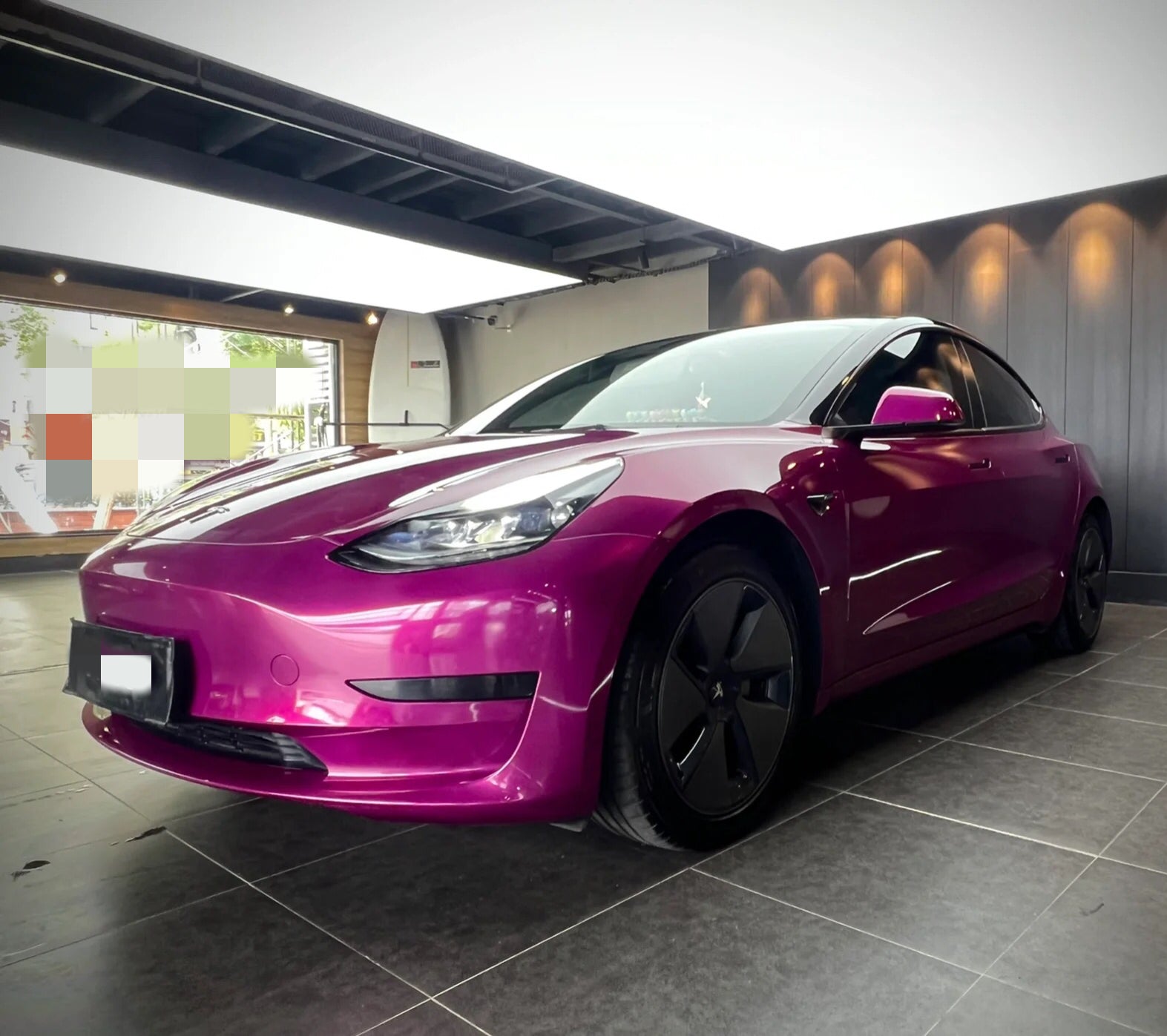 Gloss Metallic Jam Purple Car Wrap Vinyl