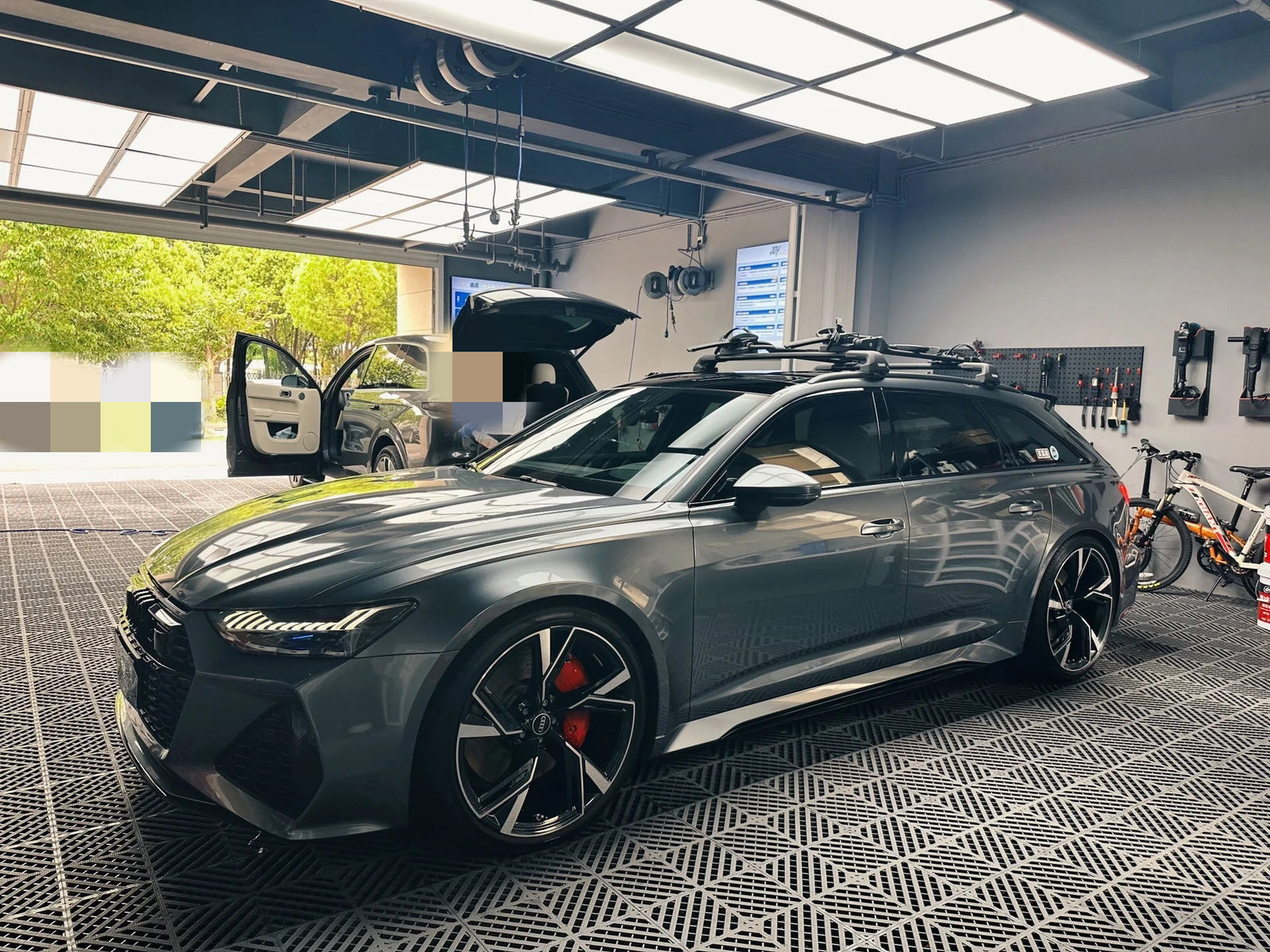 Gloss Metallic Battleship Grey Car Wrap