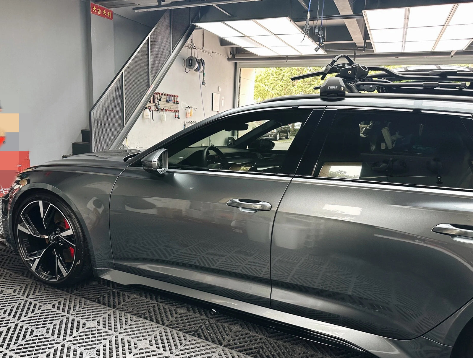 Gloss Metallic Battleship Grey Car Wrap