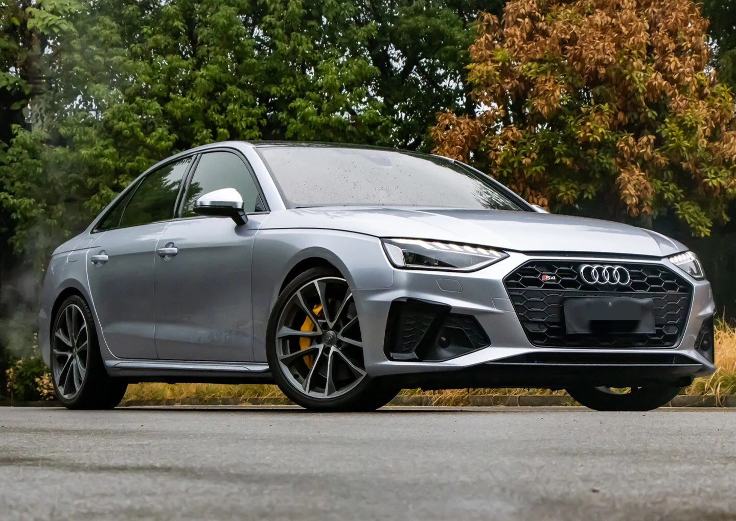 Gloss Metallic Foil Silver Car Wrap