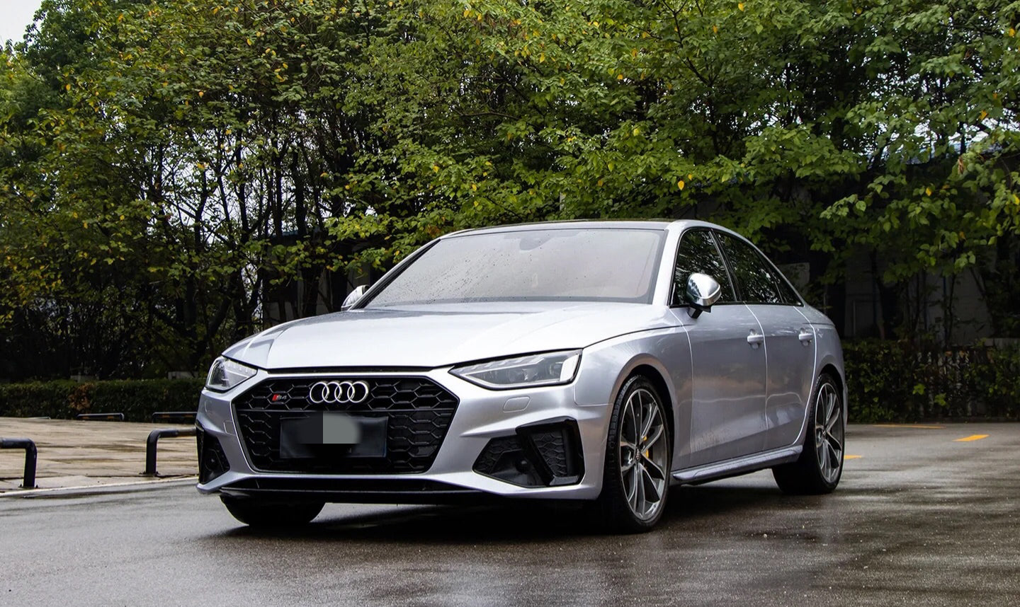 Gloss Metallic Foil Silver Car Wrap