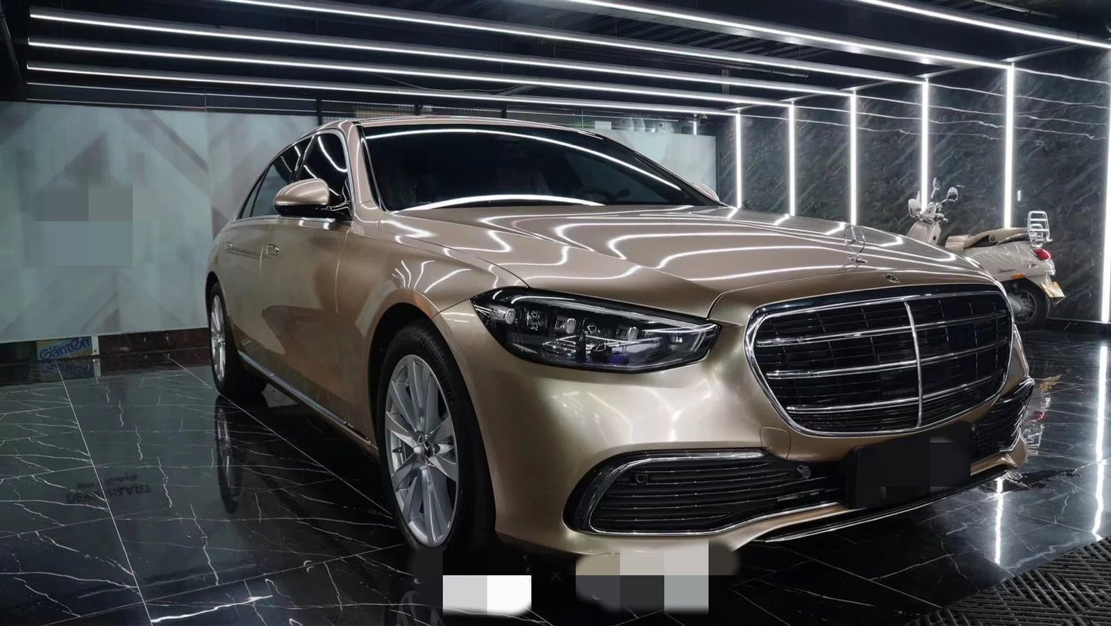 Gloss Metalic Coral Gold Car Wrap Color Vinyl