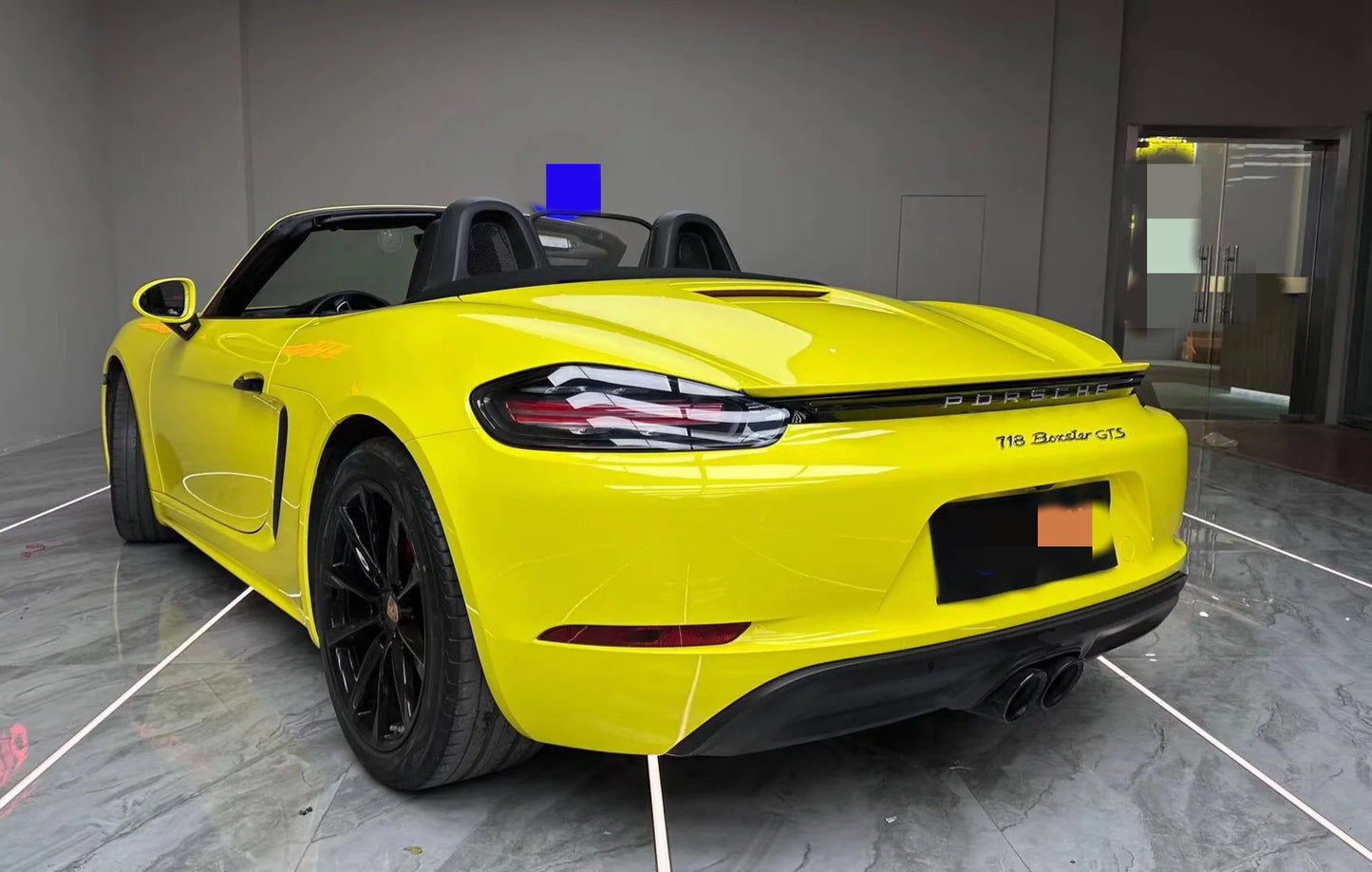 Super Gloss Lemon Yellow Car Wrap