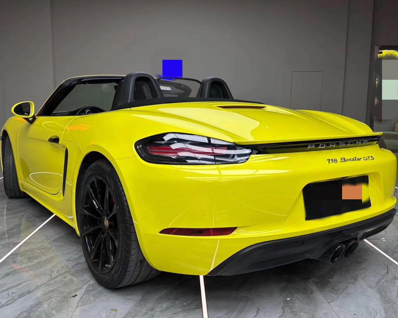 Super Gloss Lemon Yellow Car Wrap Material