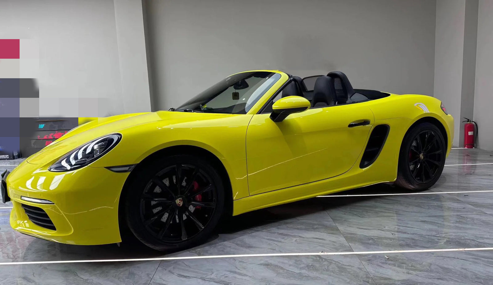 Super Gloss Lemon Yellow Car Wrap Color