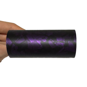 Camouflage Matte Black Purple Forged Carbon Vinyl Wrap
