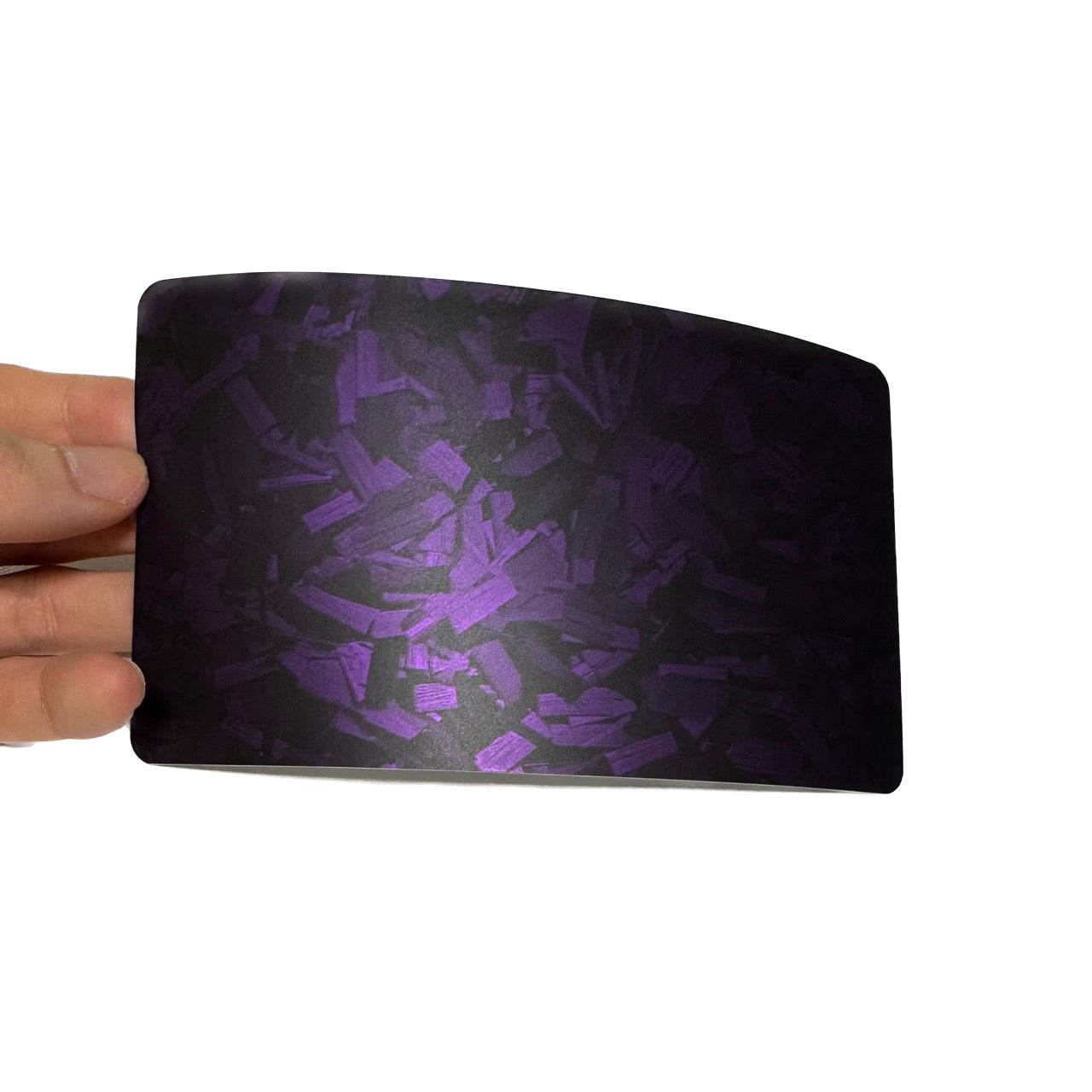 Camouflage Matte Black Purple Forged Carbon Vinyl Wrap