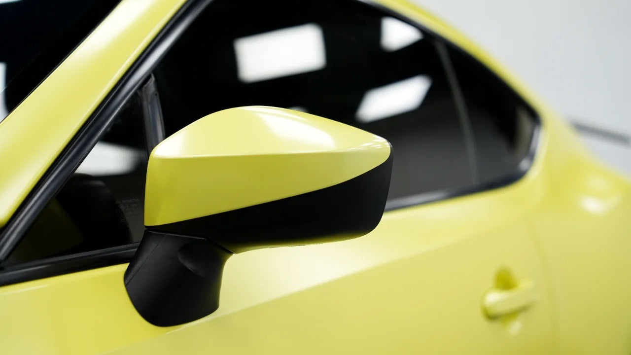 Super Gloss Light Lemon Yellow Vinyl Wrap Color
