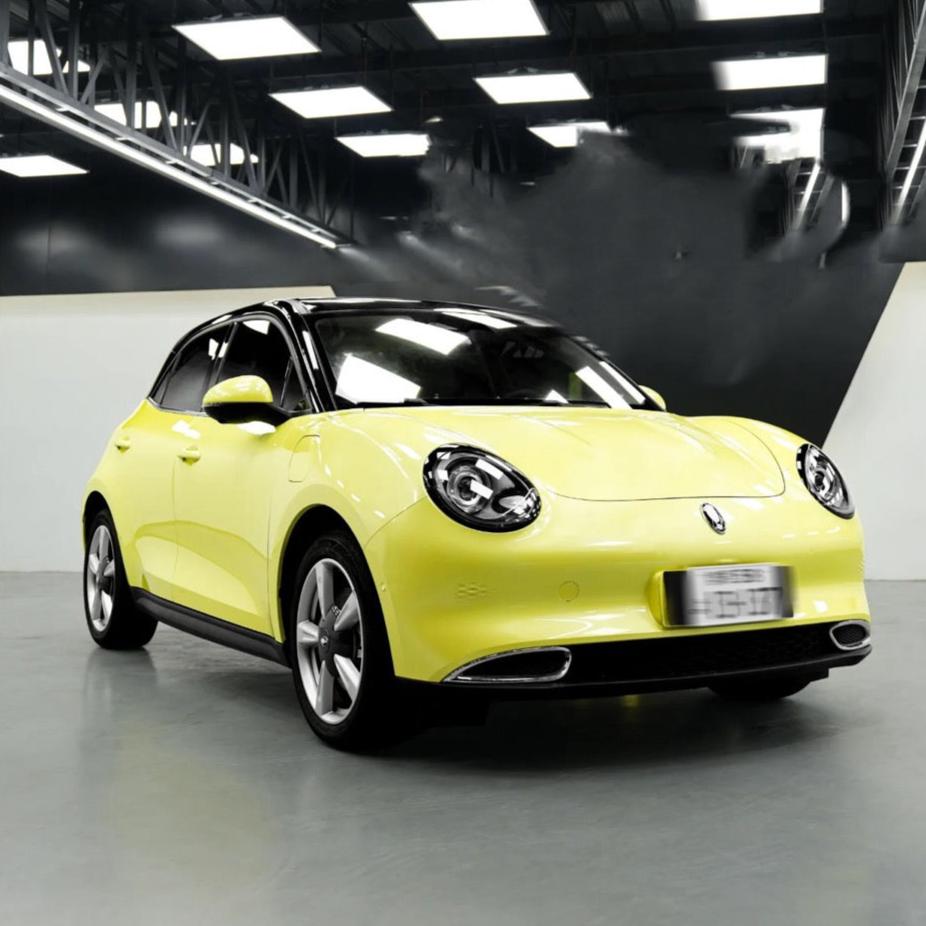 Super Gloss Light Lemon Yellow Vinyl Wrap Auto