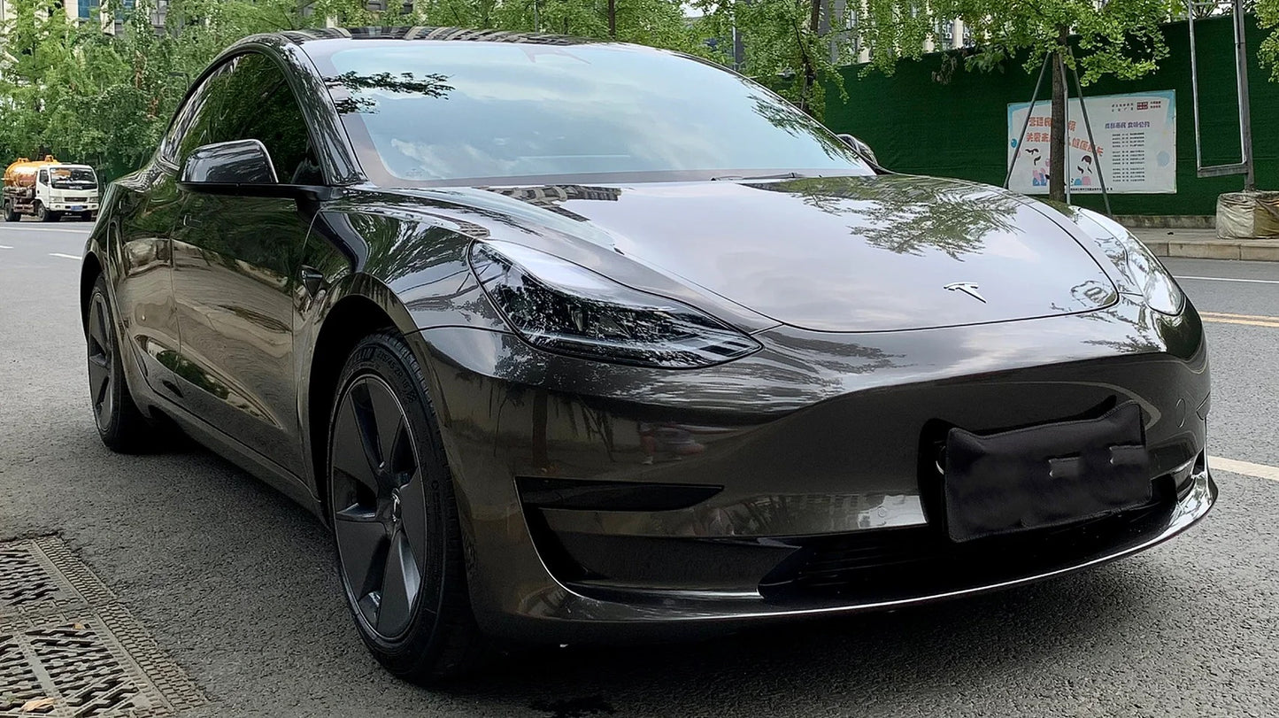 Gloss Metallic Liquid Brown Car Wrap