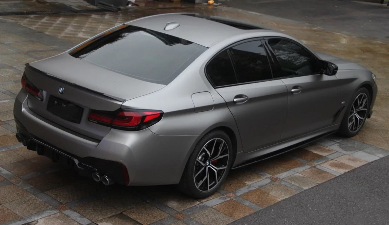 Satin Chrome Liquid Gray Car Wrap