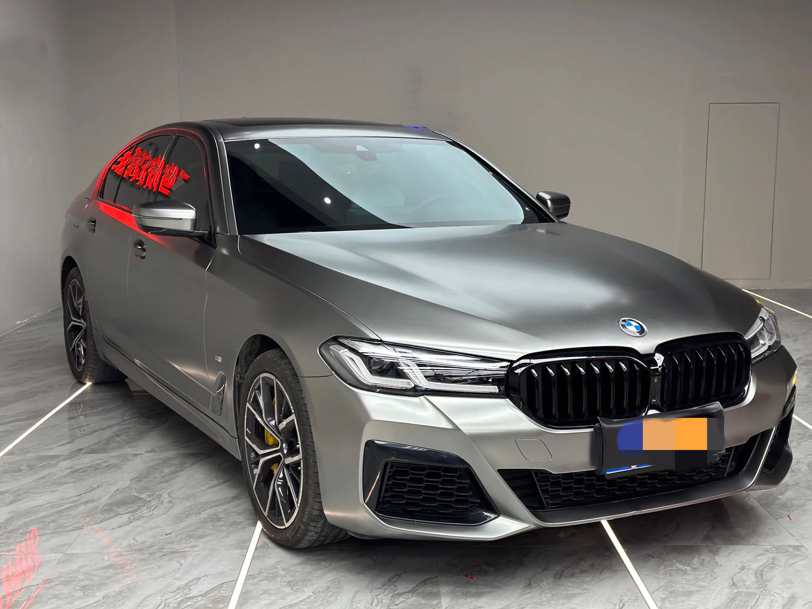 Satin Chrome Dark Silver Car Wrap