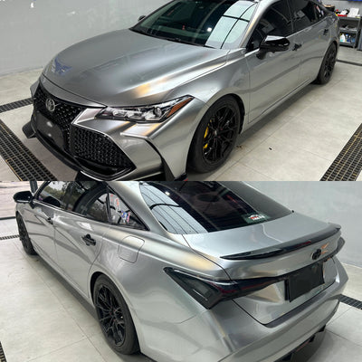 Gloss Metallic Mercury Silver Car Wrap