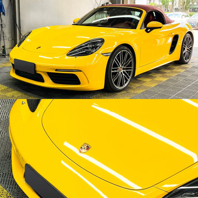 Super Gloss Corn Yellow Vinyl Wrap