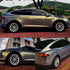 Color Shift Metallic Gray Gold Vinyl Wrap Car