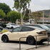 Matte Tan Yellow Vinyl Wrap Car