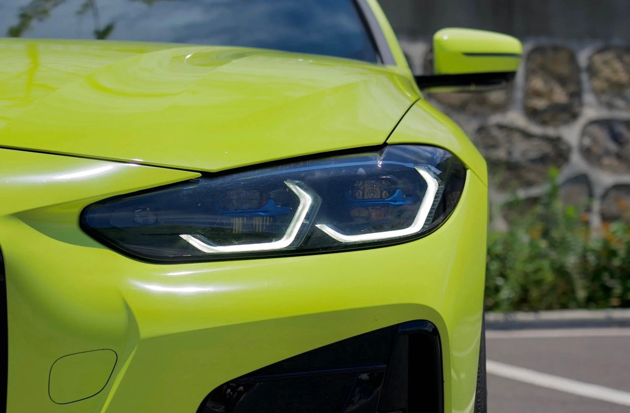 Super Gloss St. Paul Yellow Car Wrap