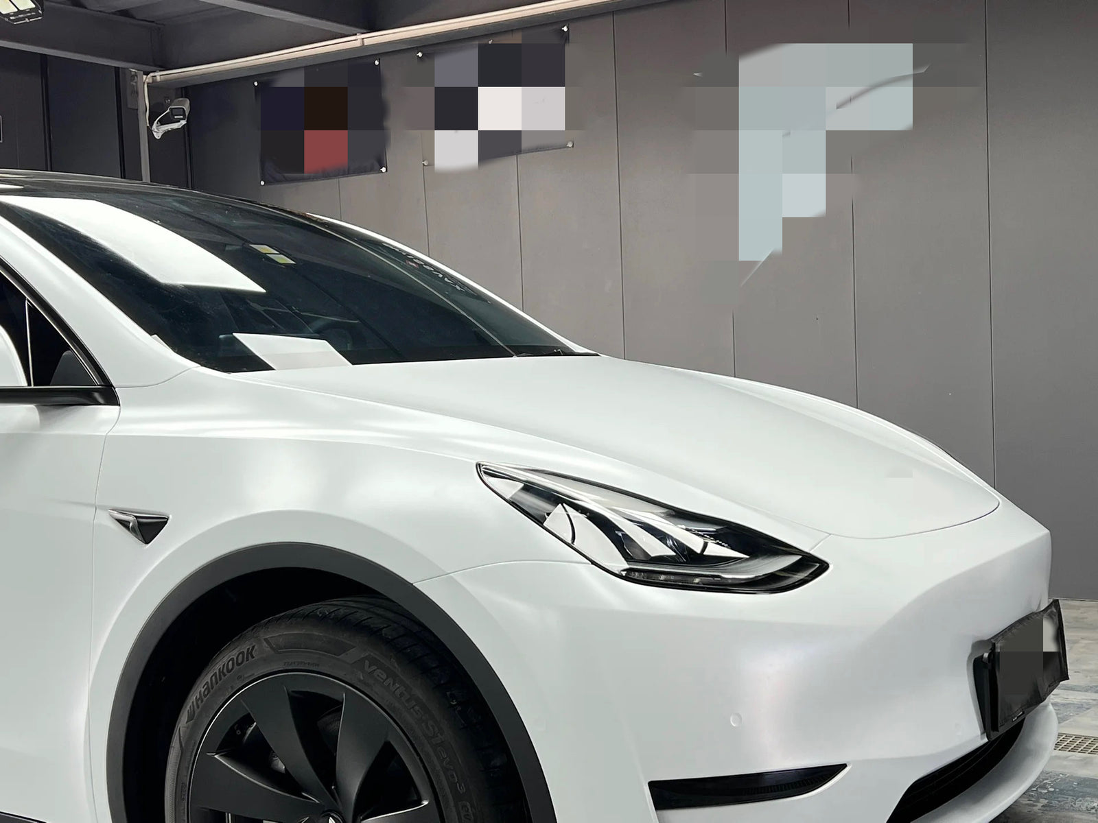 Satin Metallic Pearl White Vinyl Wrap Color