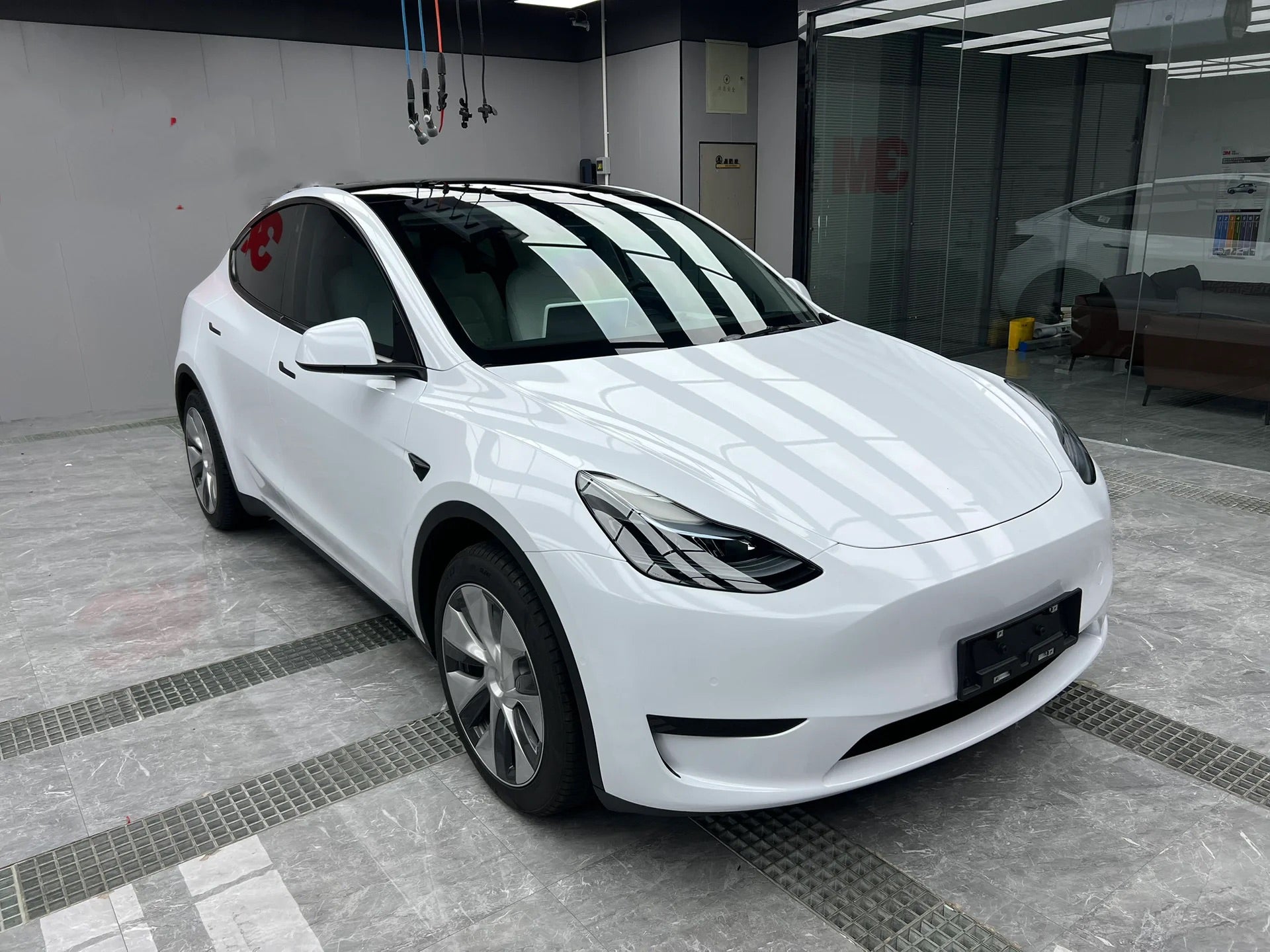 Carlori Pearl White Vinyl Wrap without bubbles, suitable for whole vehicle  wrapping