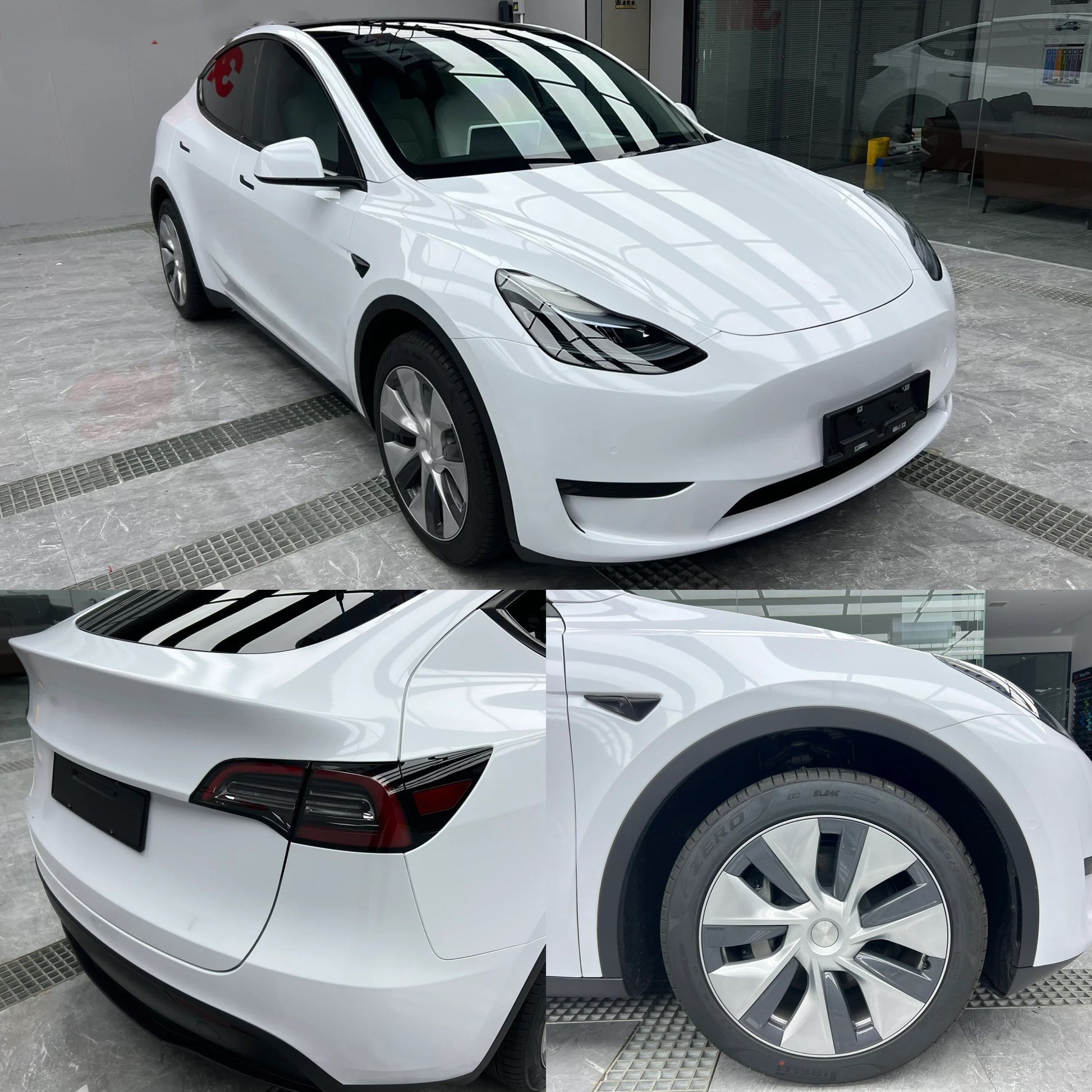 Gloss Pearl White Car Wrap for Vehicle Decor – RAXTiFY
