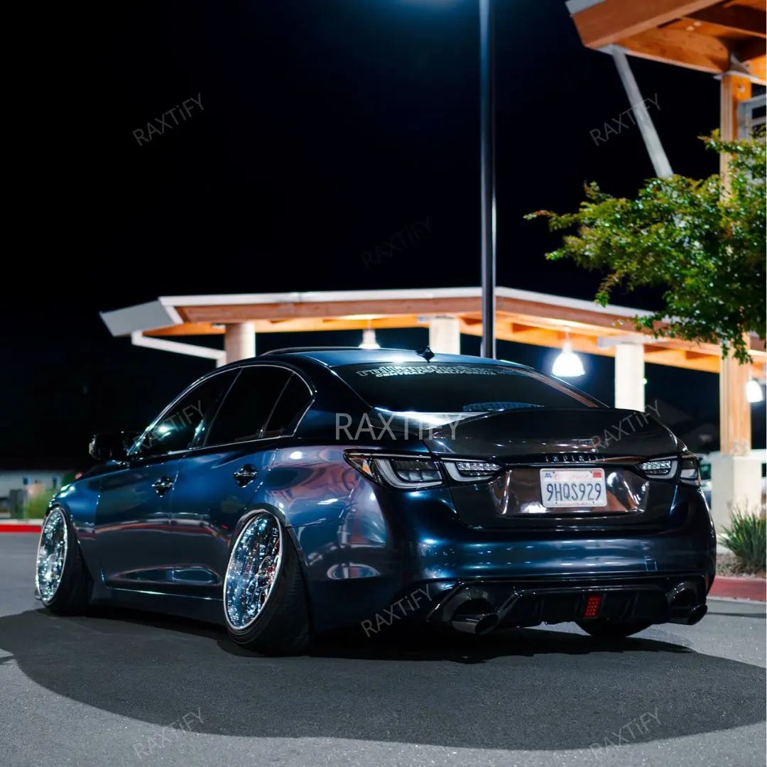 Infiniti Gloss Metallic Midnight Emerald Green Vinyl Wrap