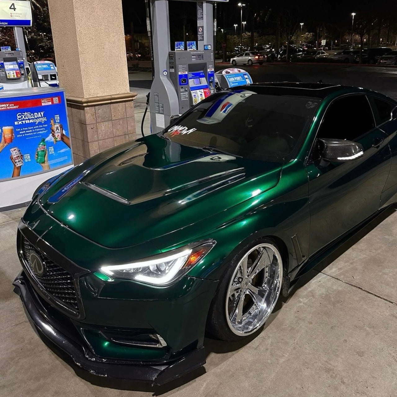 Gloss Metallic Agate Green Car Wrap