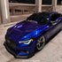 Infiniti wrapped in Gloss Metallic Deep Blue Vinyl Wrap