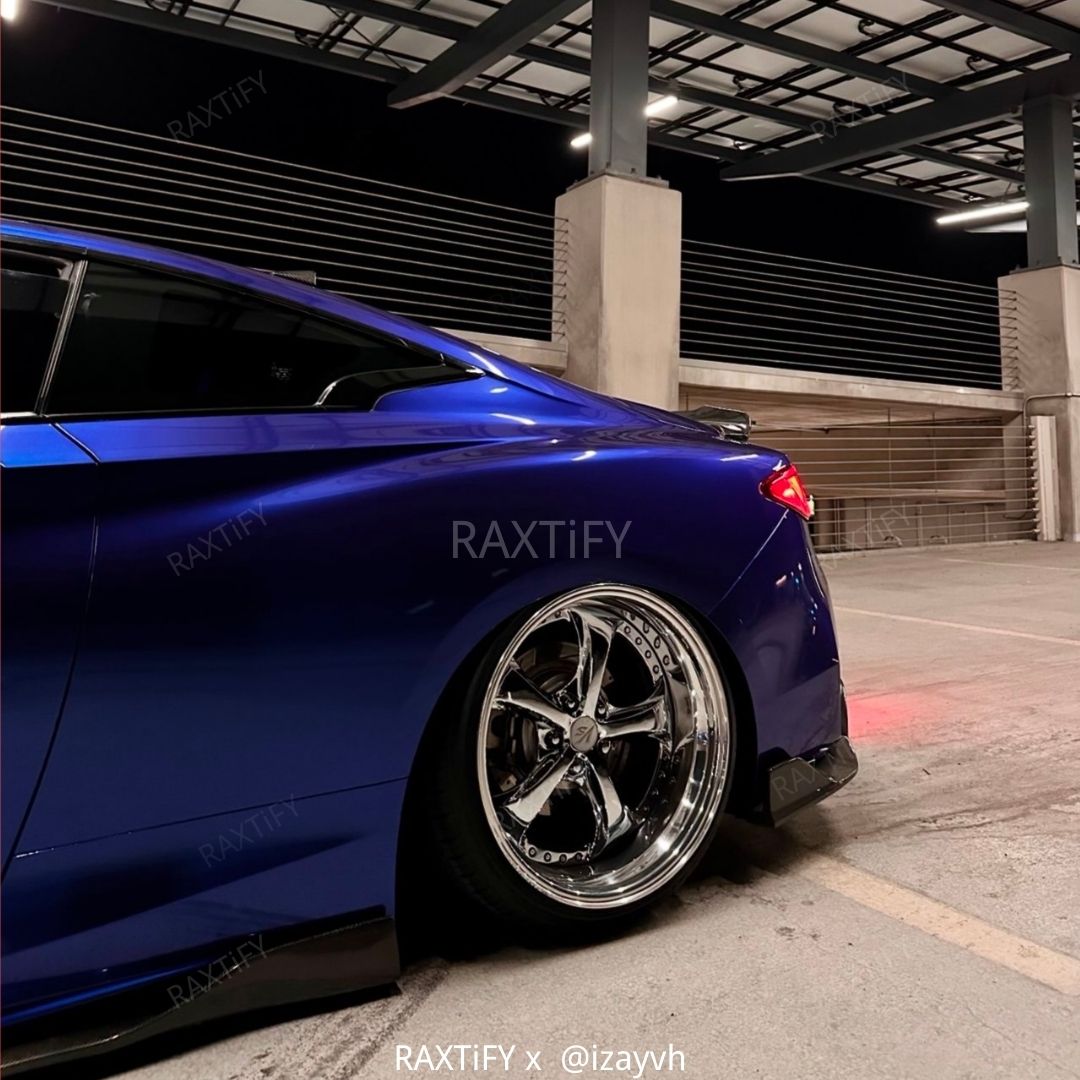 Infiniti wrapped in Gloss Metallic Deep Blue Vinyl Wrap