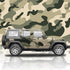 Jeep Wrangler Custom Camouflage Vinyl Wrap