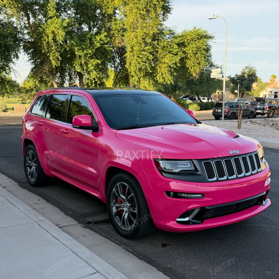 Gloss Purple Pizzazz Vinyl Wrap jeep look