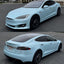 Laser Glacier Blue Vinyl Wrap Model s Color