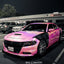 Front of Laser Gloss Pink Vinyl Wrap