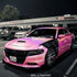 Front of Laser Gloss Pink Vinyl Wrap