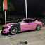 Side of Laser Gloss Pink Vinyl Wrap