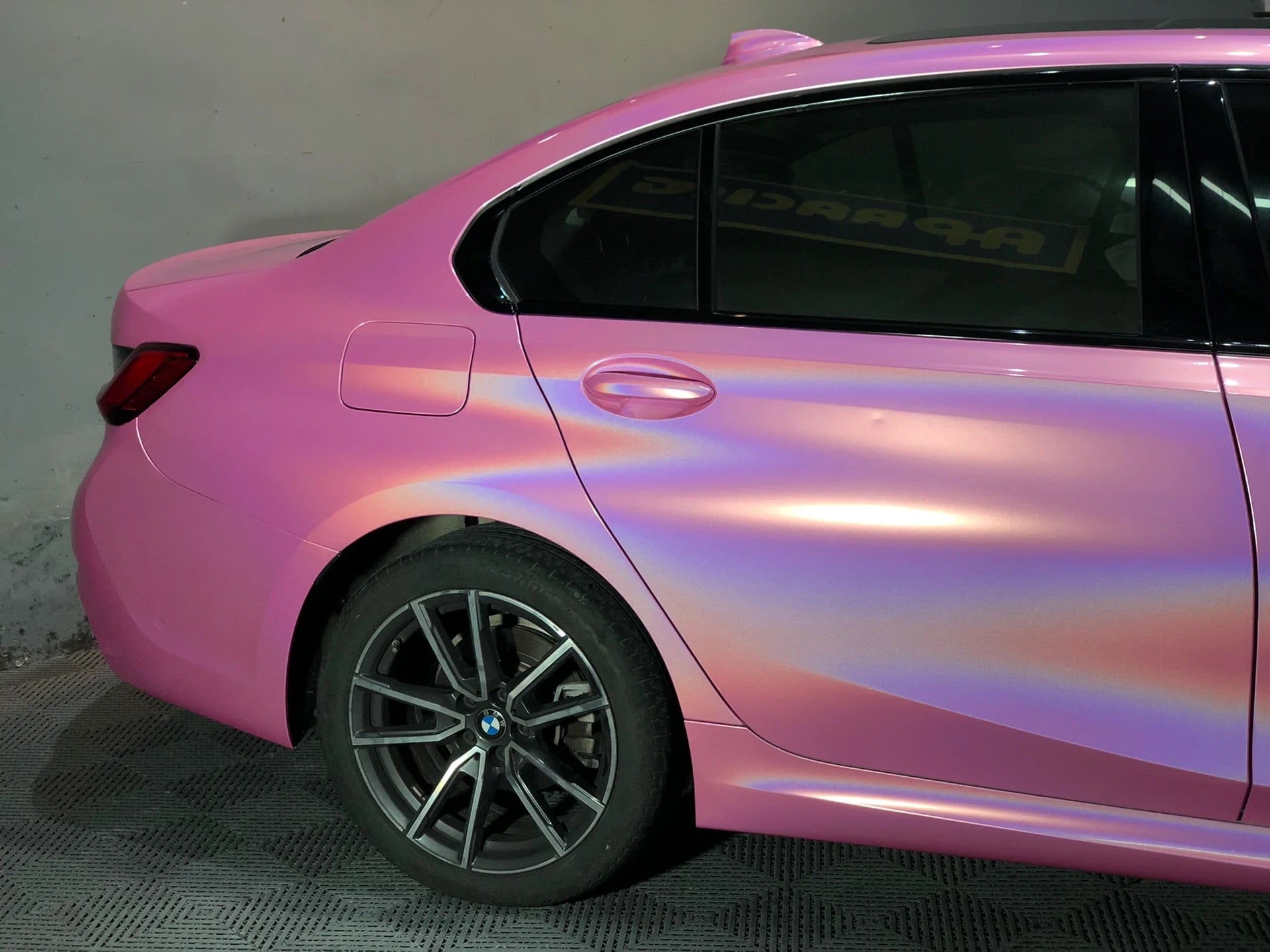 Laser Gloss Pink Vinyl Wrap