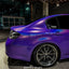 Laser Gloss Purple Vinyl Wrap Car