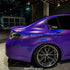 Laser Gloss Purple Vinyl Wrap Car