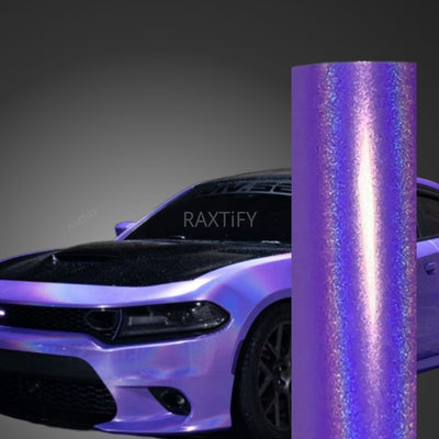 Laser Gloss Purple Vinyl Wrap