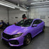 Honda Laser Gloss Purple Vinyl Wrap
