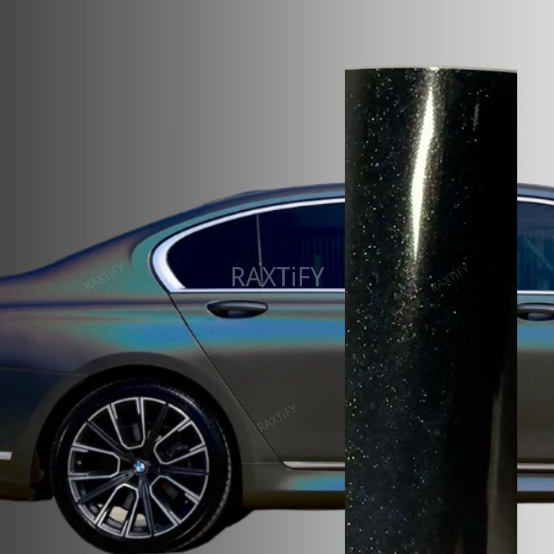 Laser Matte Black Vinyl Wrap