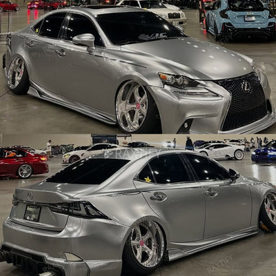 Gloss Metallic GT Silver Car Wrap lexus