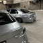 Gloss Metallic Metal Silver Car Wrap on lexus back