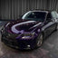Lexus wrapped in Color Shift Glitter Black Purple Vinyl Wrap